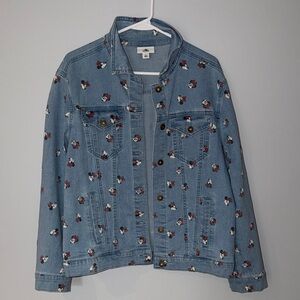 Disney Denim Jacket with Minnie Mouse Print